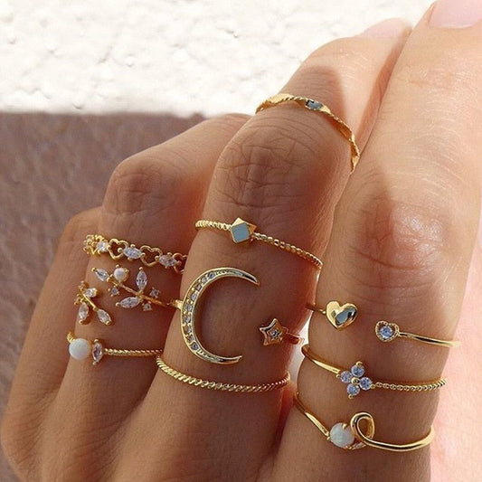 Bohemian Elegance Rings