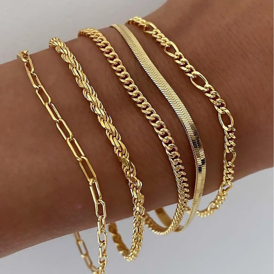 Golden Charm Bracelet