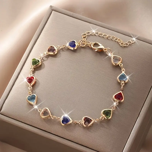 Vibrant Heart Bracelet